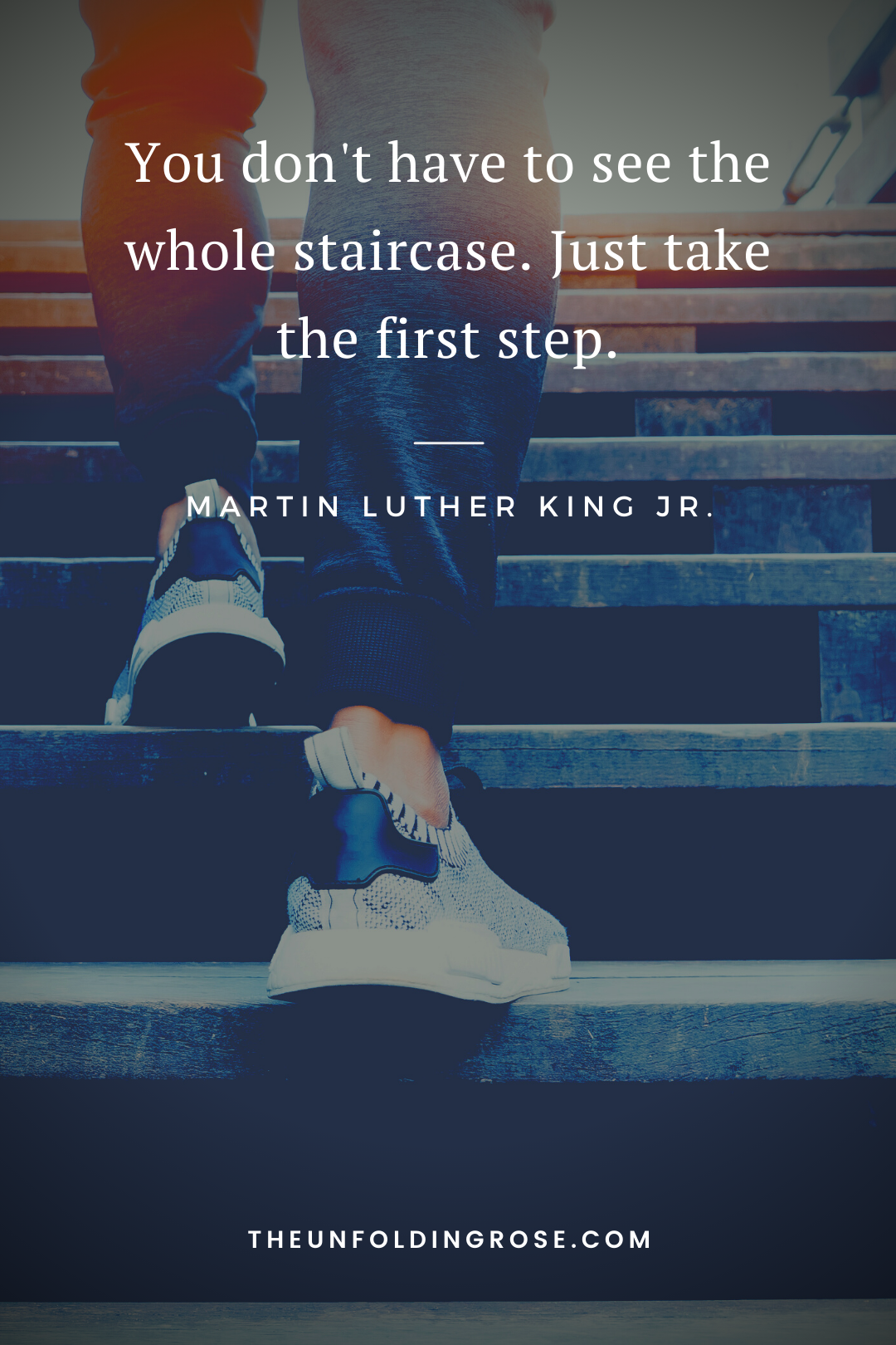 Take the first step quote image